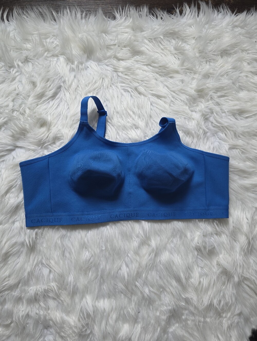Cacique Blue Wireless Comfort Bra